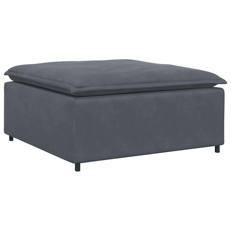 Modul modular taburet canapea gri închis 100x100x48 cm