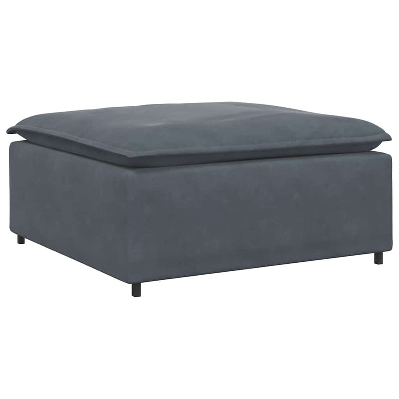 Modul modular taburet canapea gri închis 100x100x48 cm