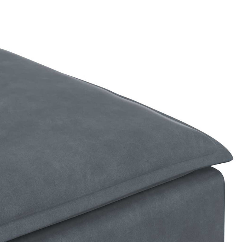 Modul modular taburet canapea gri închis 100x100x48 cm