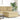 Modul taburet modular pentru canapea, gri verde, 100x100x48 cm