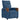 Fotoliu rabatabil, albastru, material textil