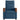 Fotoliu rabatabil, albastru, material textil