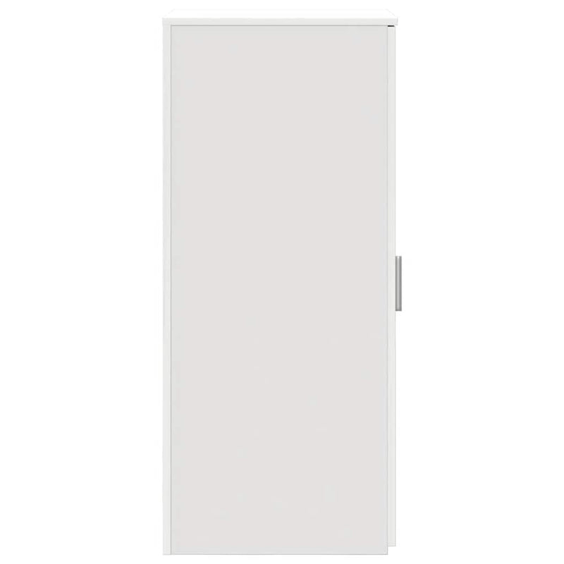 Dulap de depozitare alb 40x45x103,5 cm, lemn stratificat