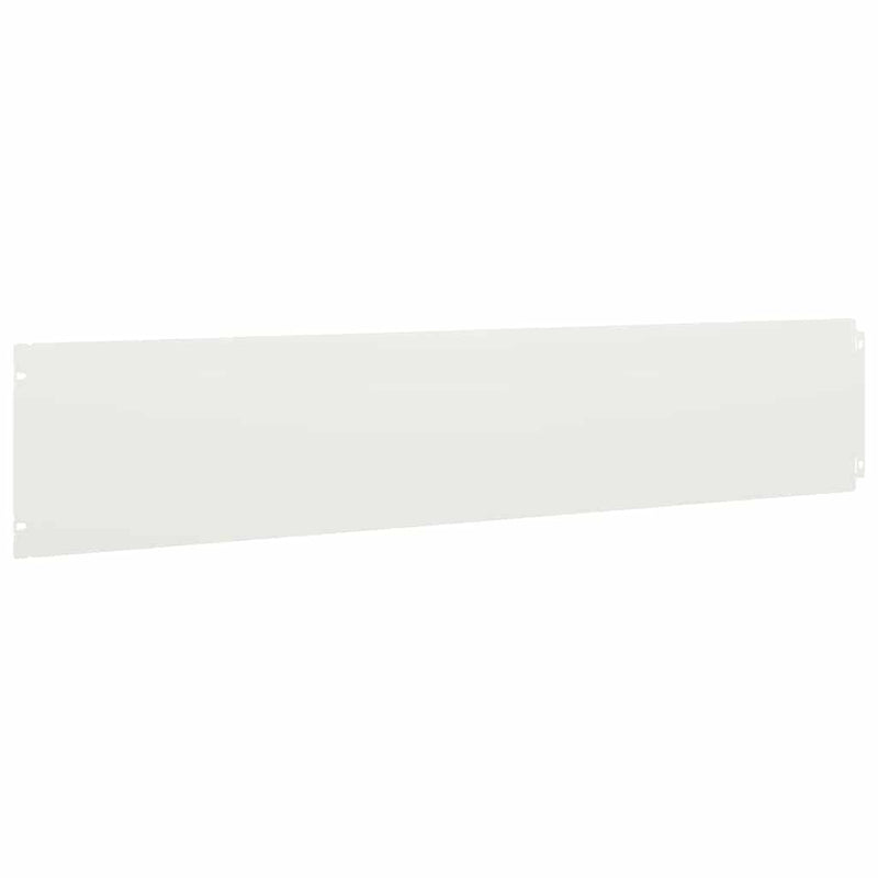 Margine pentru gazon 10 buc. 20 x 103 cm Oțel Alb