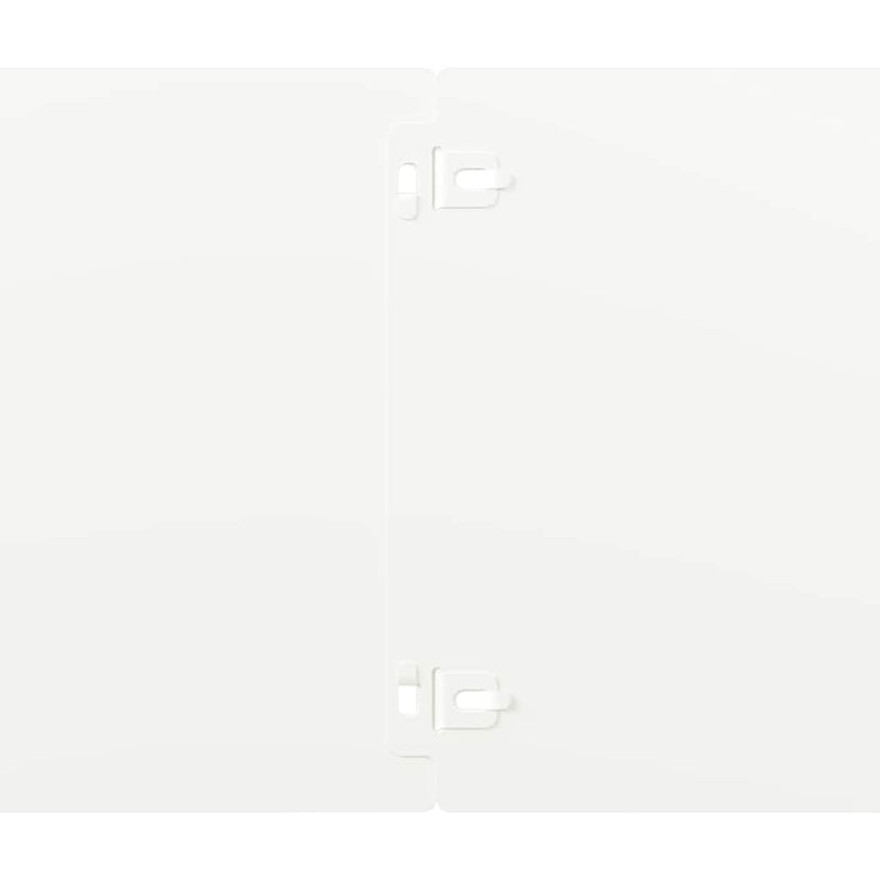 Margine pentru gazon 30 buc. 20 x 103 cm Oțel Alb
