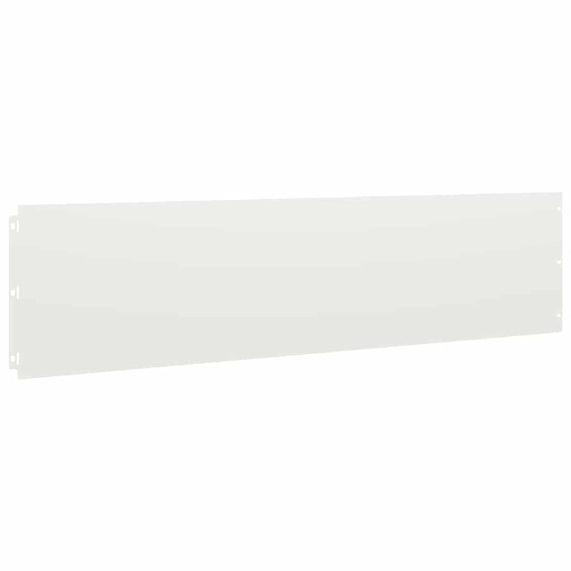 Margine pentru gazon 20 buc. 25 x 103 cm Oțel Alb