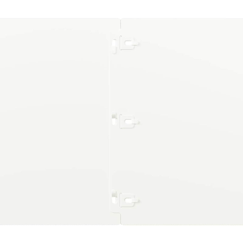 Margine pentru gazon 20 buc. 25 x 103 cm Oțel Alb