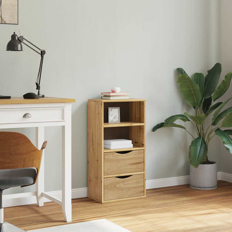 Dulap lateral cu sertare „ODDA” 40x24x79 cm lemn masiv de pin