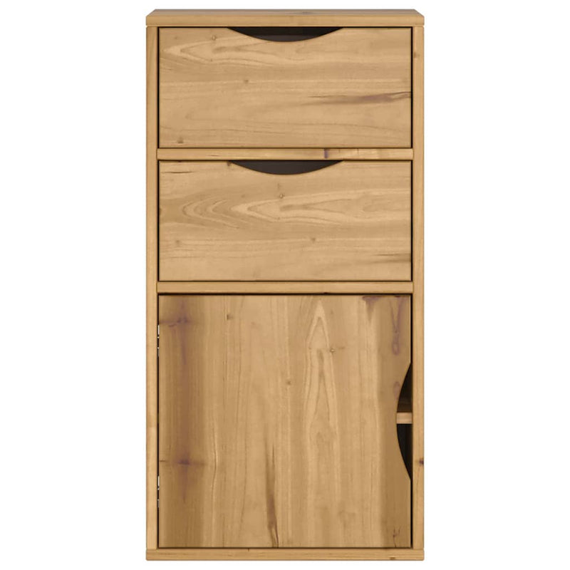 Dulap lateral cu sertare „ODDA” 40x24x79 cm lemn masiv de pin