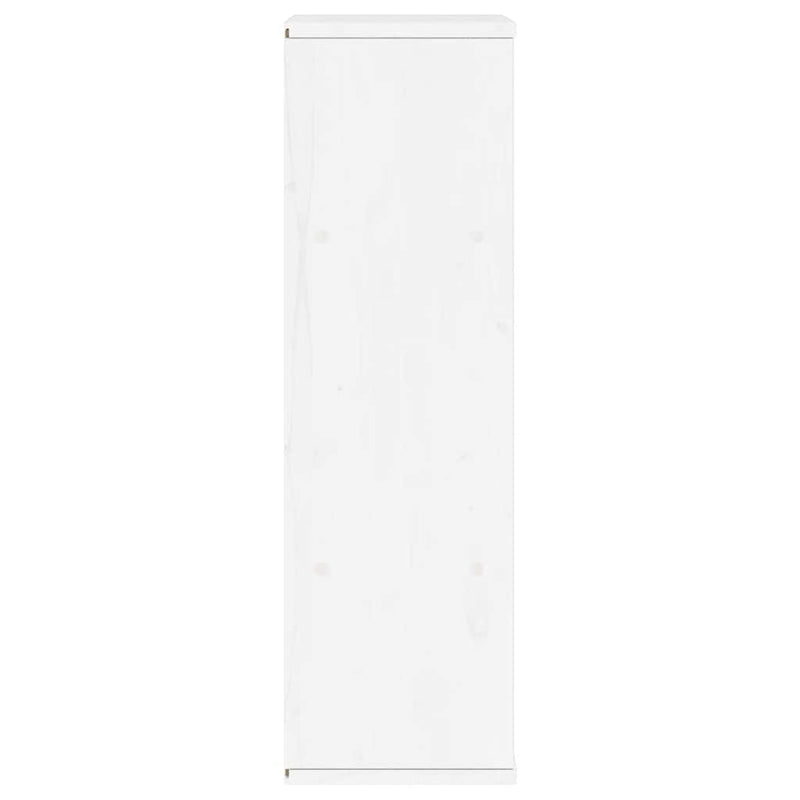 Dulap lateral cu sertar „ODDA” alb 40x24x79cm lemn masiv de pin