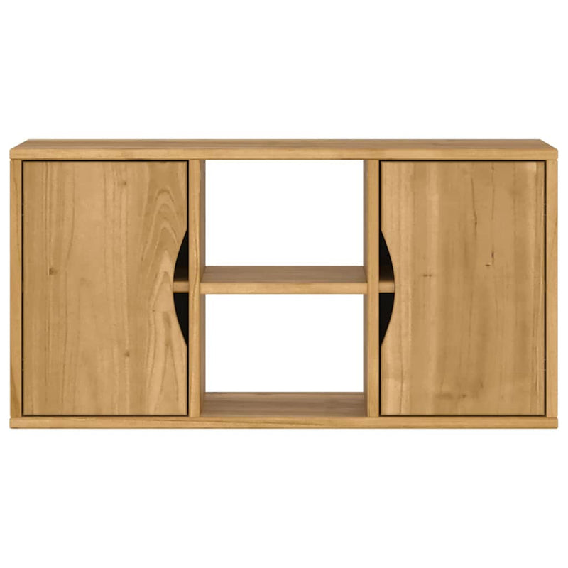 Dulap TV „ODDA” 79x24x40 cm din lemn masiv de pin