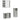 Set mobilier de baie, 3 piese, gri beton, lemn compozit