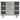 Set mobilier de baie, 3 piese, gri beton, lemn compozit