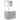 Set mobilier de baie, 3 piese, gri beton, lemn compozit