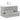 Set mobilier de baie, 2 piese, gri beton, lemn compozit