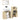 Set mobilier de baie, 3 piese, stejar sonoma, lemn prelucrat