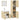 Set mobilier de baie, 4 piese, stejar sonoma, lemn prelucrat