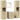 Set mobilier de baie, 5 piese, stejar sonoma, lemn prelucrat