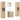 Set mobilier de baie, 5 piese, stejar sonoma, lemn prelucrat