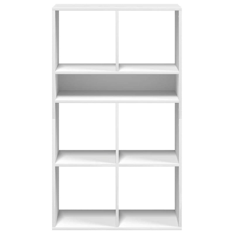 Bibliotecă, alb, 66x31x112 cm, lemn prelucrat