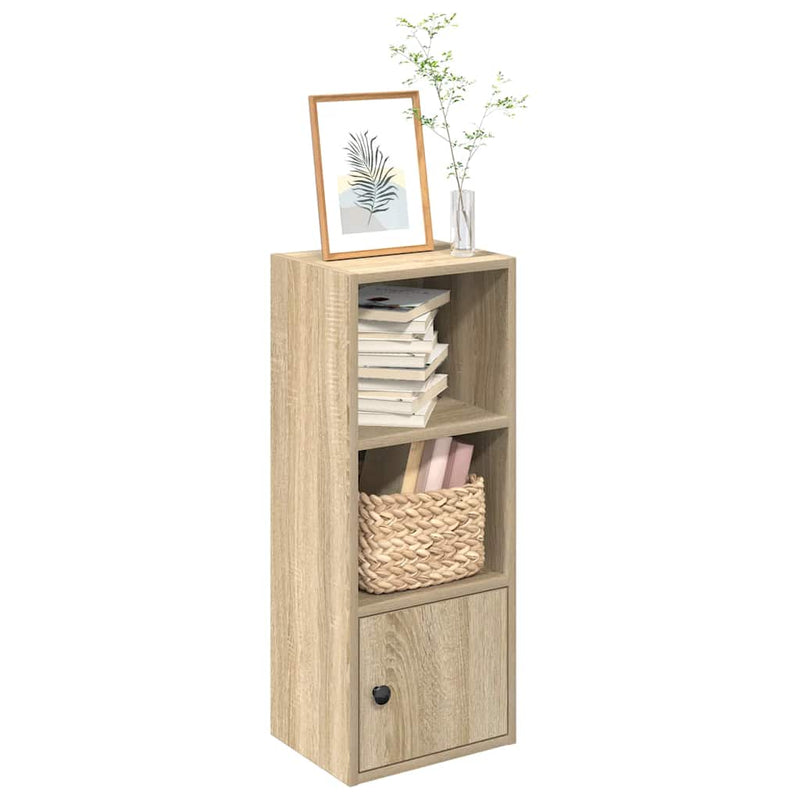 Bibliotecă, stejar sonoma, 31x24x77 cm, lemn prelucrat