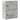 Bibliotecă, gri beton, 40x24x52 cm, lemn prelucrat