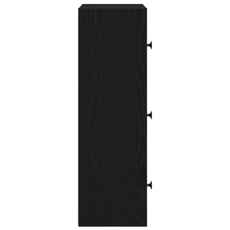 Bibliotecă Stejar negru 40x24x77 cm Lemn prelucrat