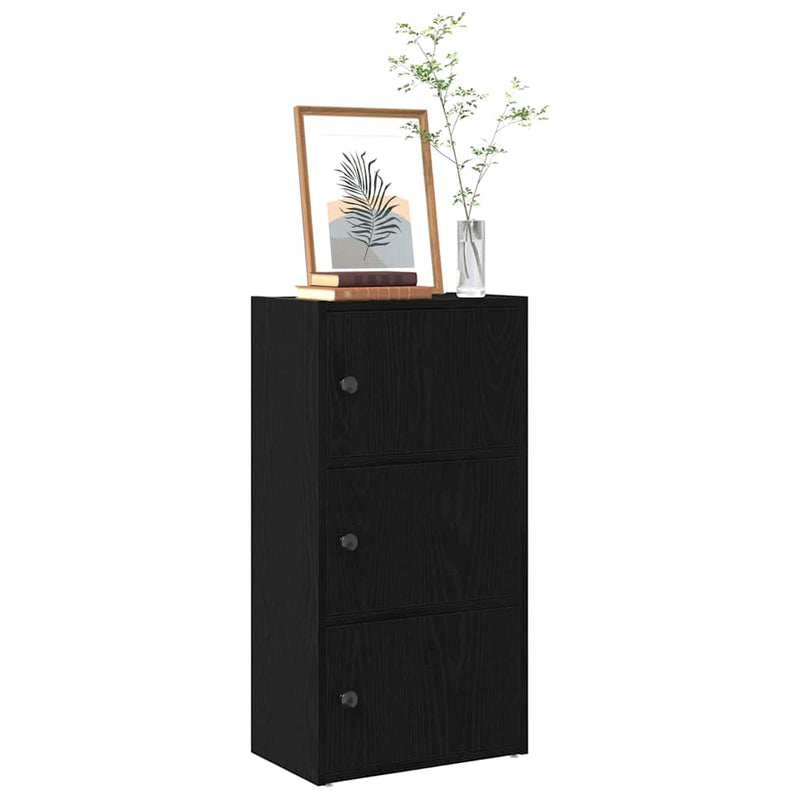 Bibliotecă Stejar negru 40x24x77 cm Lemn prelucrat
