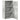Bibliotecă, gri beton, 40x24x77 cm, lemn prelucrat