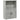 Bibliotecă, gri beton, 60x24x85 cm, lemn prelucrat