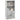Bibliotecă, gri beton, 60x24x120 cm, lemn prelucrat