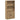 Bibliotecă, stejar artizanal, 60x24x120 cm, lemn prelucrat