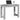 Birou Gri Sonoma 100x45x75 cm lemn prelucrat