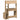 Birou cu rafturi stejar artizanal 100x45x140 cm, lemn prelucrat