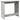 Birou, gri beton, 80 x 40 x 75 cm, PAL