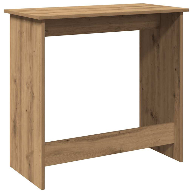 Birou, stejar artizanal, 80x40x75 cm, lemn prelucrat