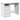 Birou, alb, 102x50x75 cm, lemn prelucrat