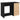 Birou, negru, 102x50x75 cm, lemn prelucrat
