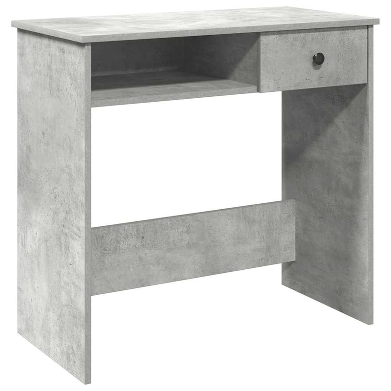 Birou, gri beton, 80 x 40 x 75 cm, PAL