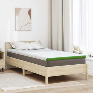 Suport pentru saltea Alb și Verde 90 x 200 cm Material jacquard