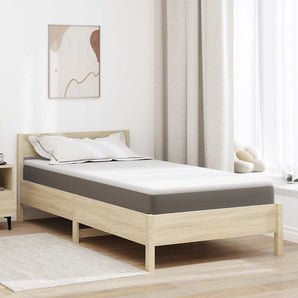 Topper din spumă cu memorie 90 x 190 cm Thick Moale Alb