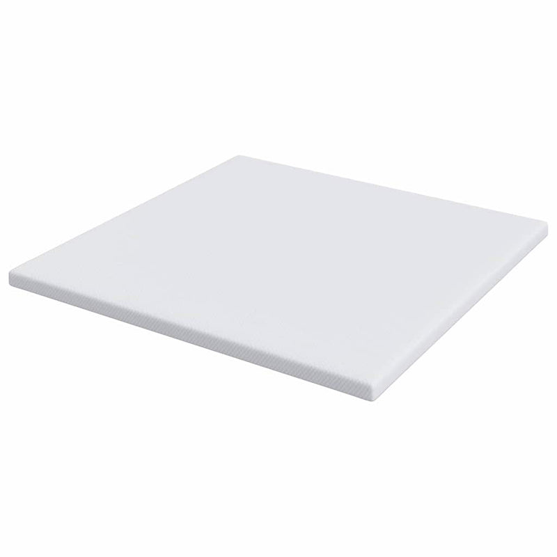 Topper din spumă cu memorie 180 x 200 cm Thick Moale Alb