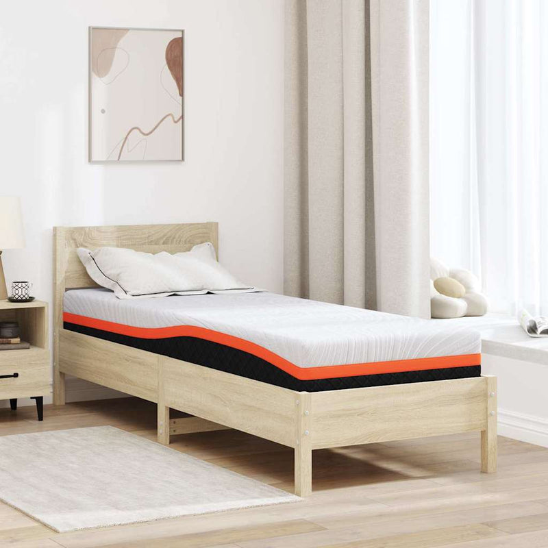 Saltea Alb și negru 80 x 200 cm Material Jacquard
