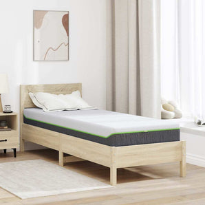 Saltea Mediu moale 80 x 200 cm Alb și gri