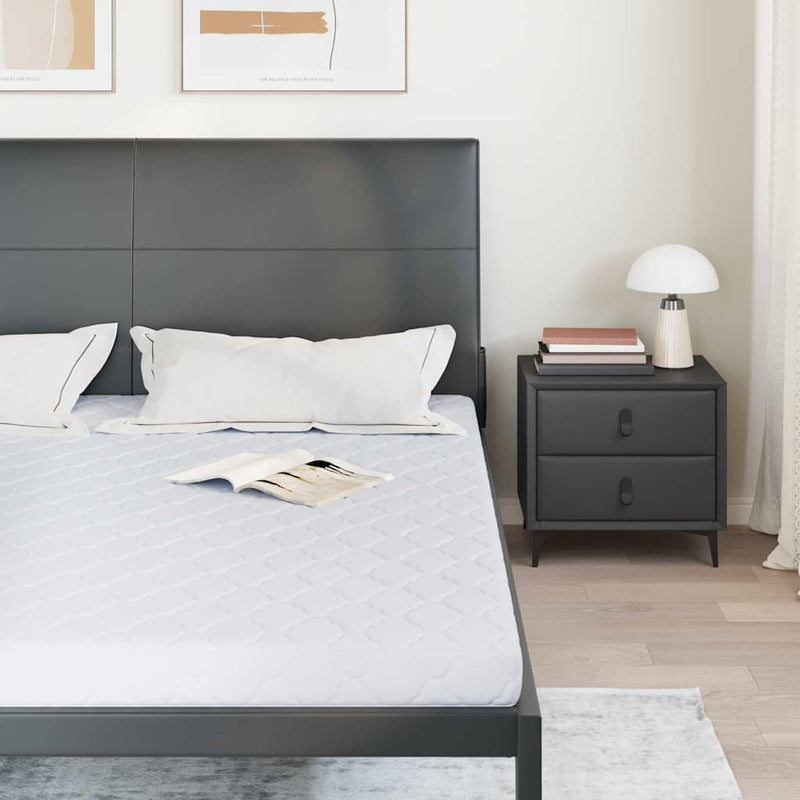 Saltea Alb 200 x 200 cm Material Jacquard