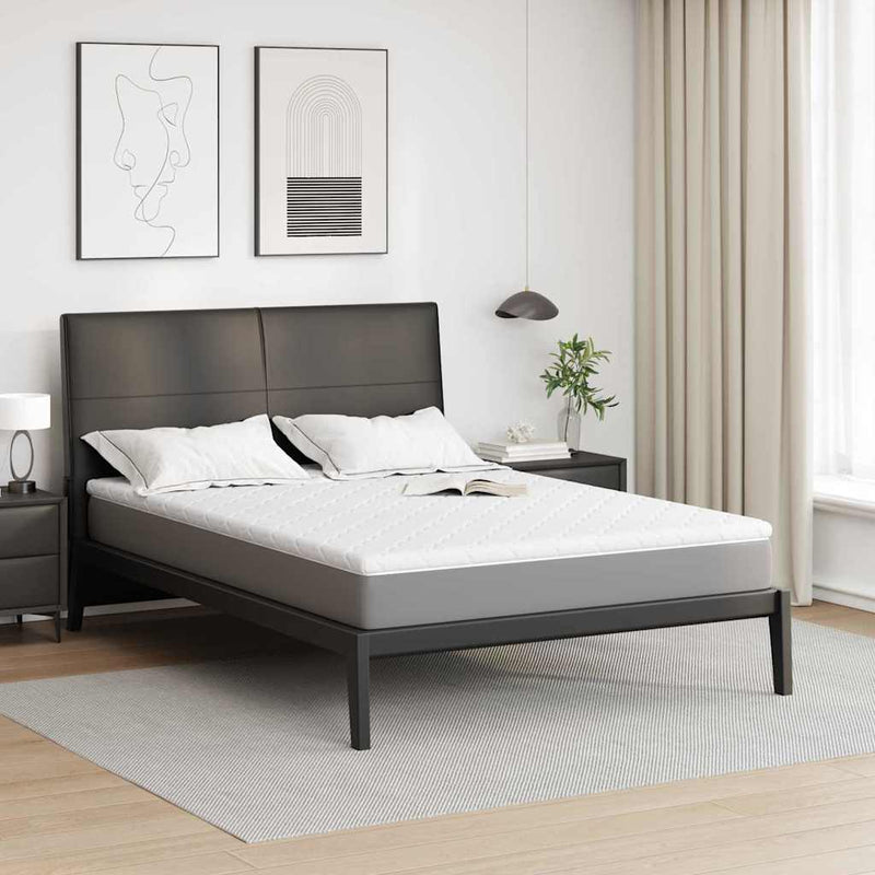 Topper din nucă de cocos Alb 140 x 200 cm Material Jacquard