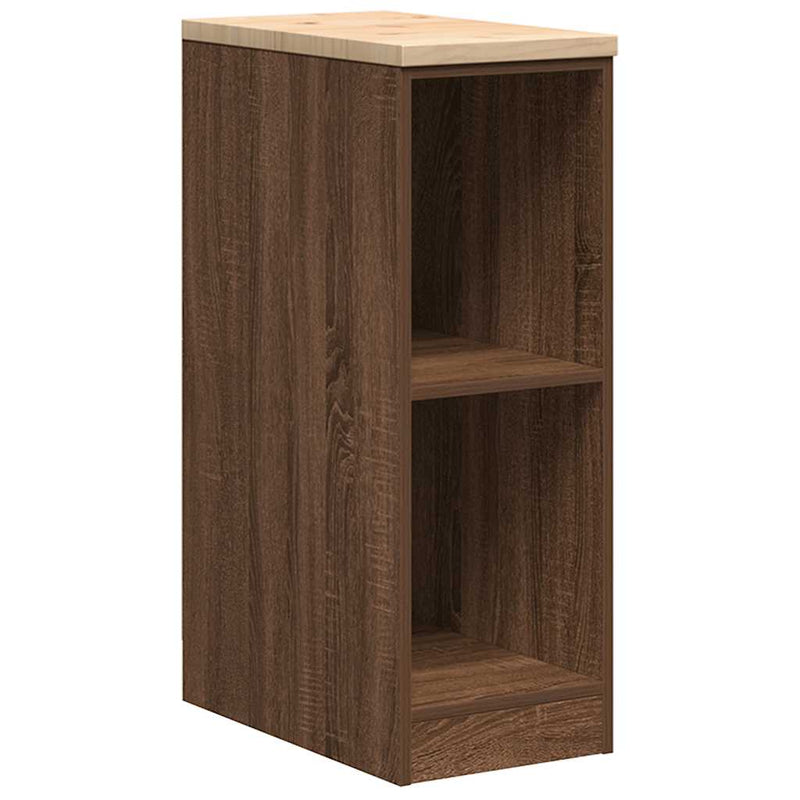 Dulap depozitare garaj stejar maro 30x51x85 cm