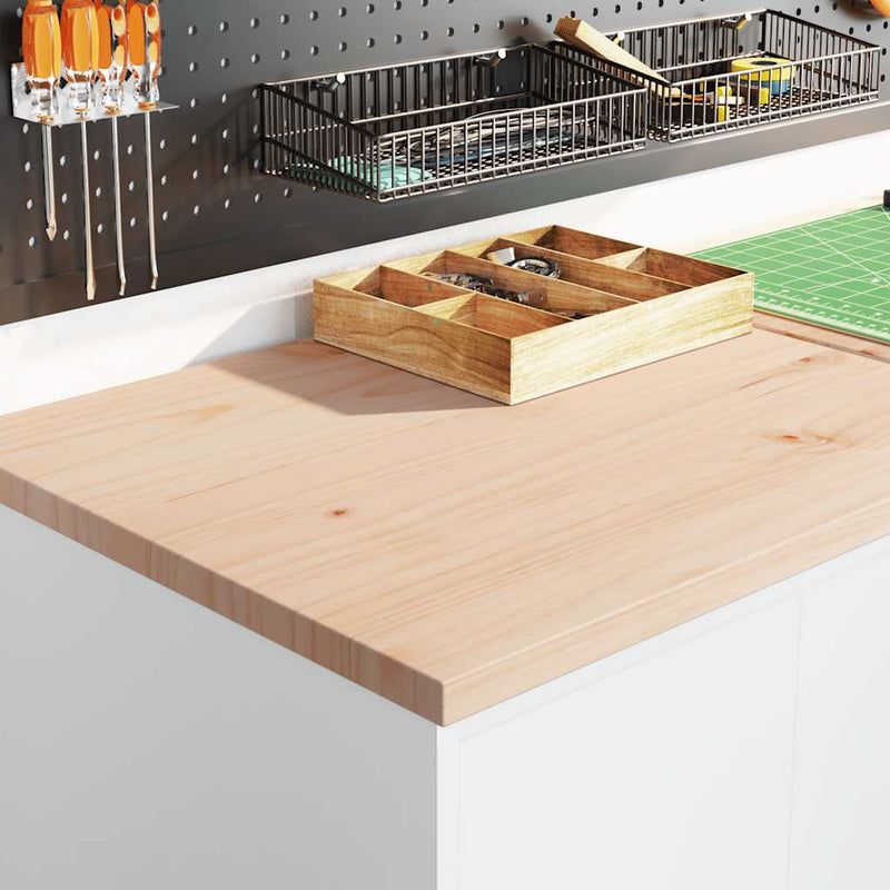Dulap depozitare garaj alb 60x51x85 cm lemn masiv de pin