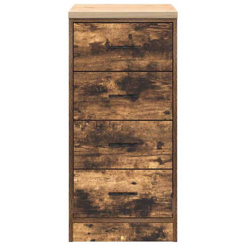 Dulap de depozitare de garaj stejar afumat 40x51x85 cm