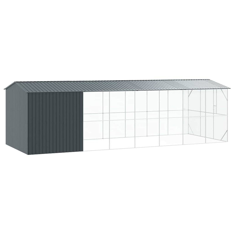 Cușcă pentru păsări Antracit 860 x 310 x 247 cm Oțel Galvanizat